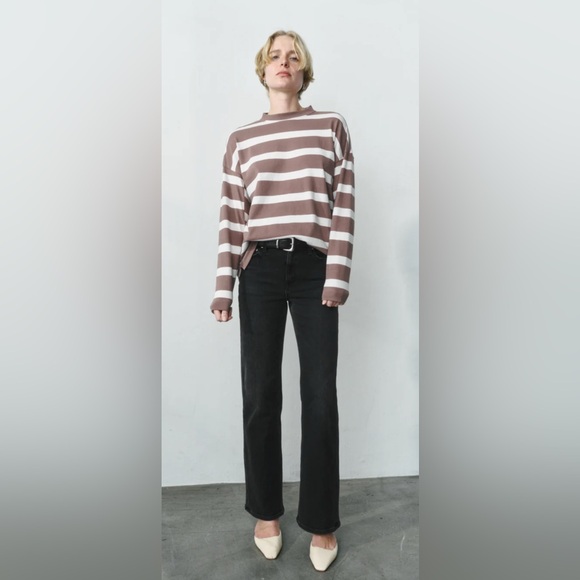 AYR The Early Mornings Tee - Small/Sundown Stripe Shiitake - Picture 3 of 9